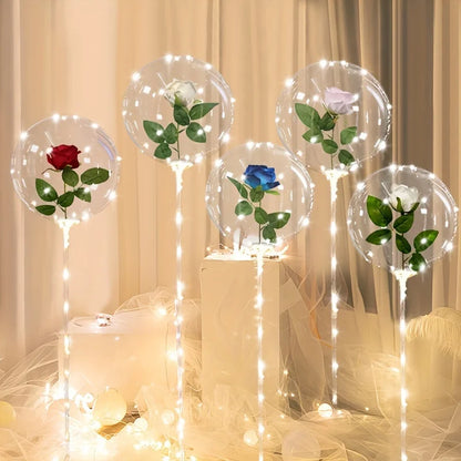 4pcs Rose LED Light String