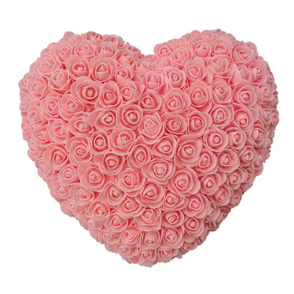 Romantic 18cm Red PE Rose Heart