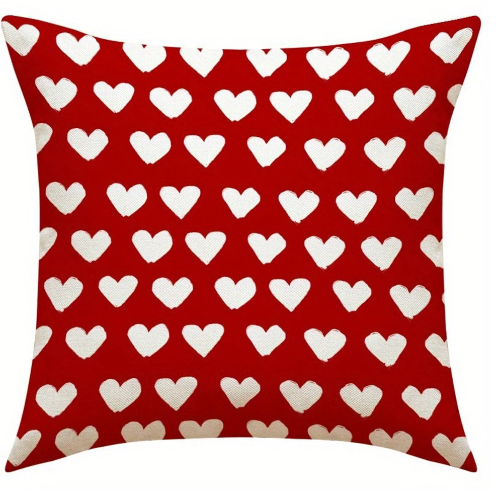 Valentine's Day Pillowcase Love Pattern Sofa Cushion Cover