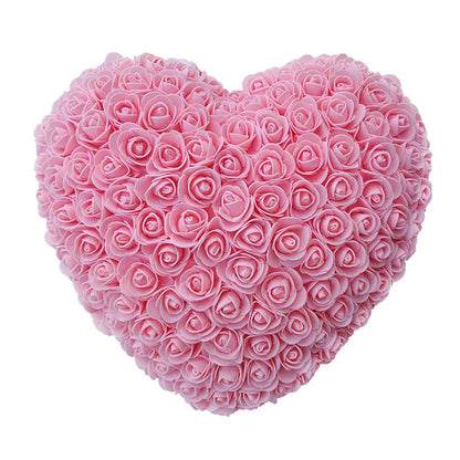 Romantic 18cm Red PE Rose Heart