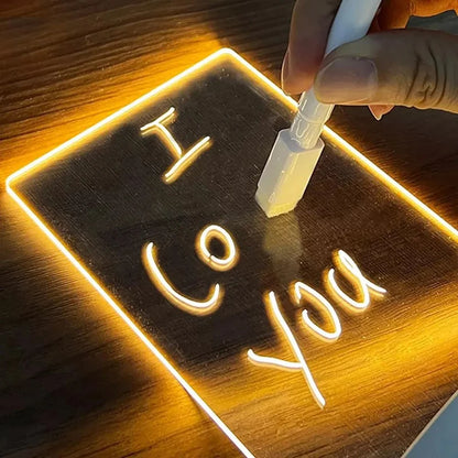 LED Night Light USB Message Board